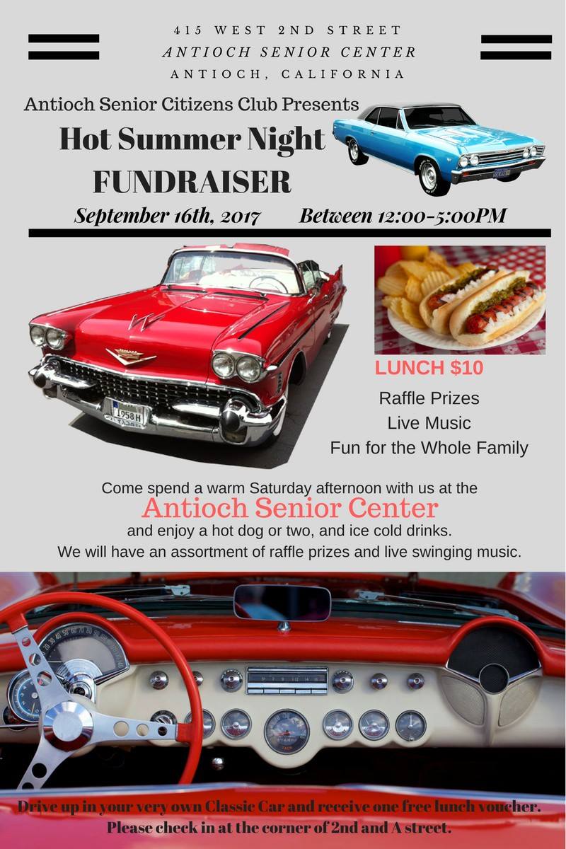 Antioch Senior Citizens Club Hot Summer Night Fundraiser