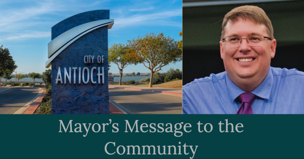 Mayor's Message- City of Antioch