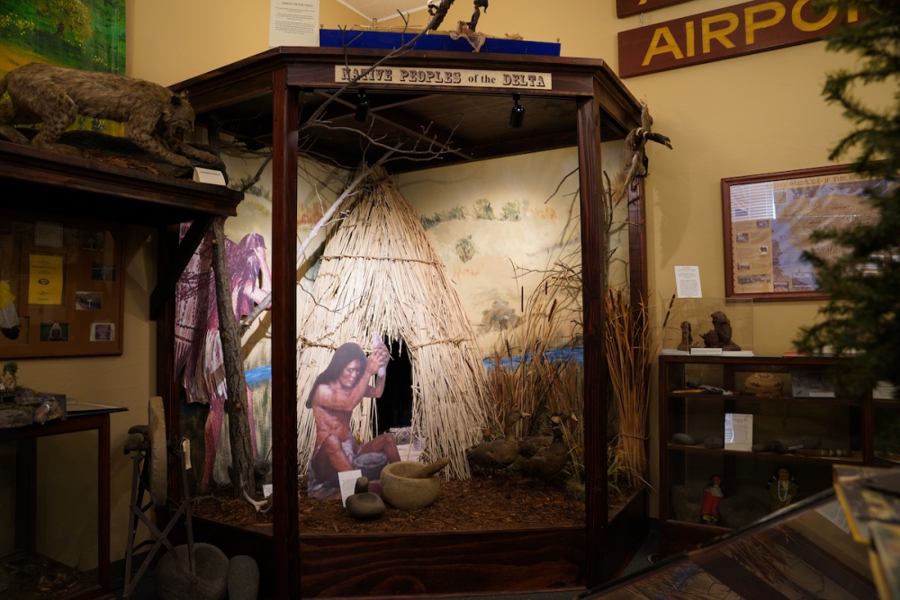 Miwok and Native American Display at the Antioch Historical Museum