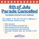 Antioch 4th of July Parade Cancelled