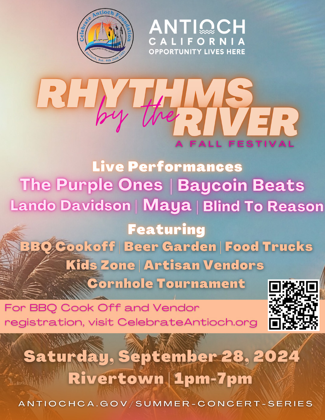 Summer Concert Series Rhythms by the River